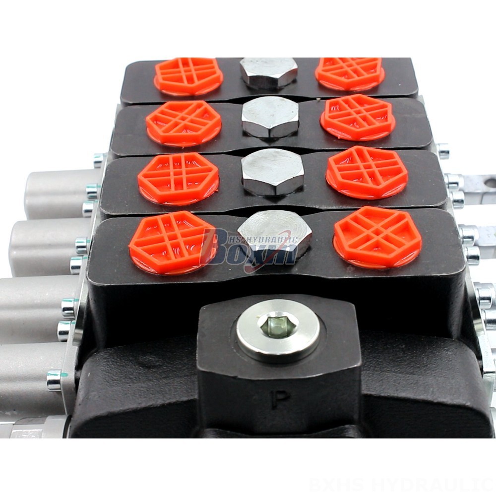 SD8-Electric unloading valve Manual 4 Spool Sectional Directional Valve | Private Label detail image